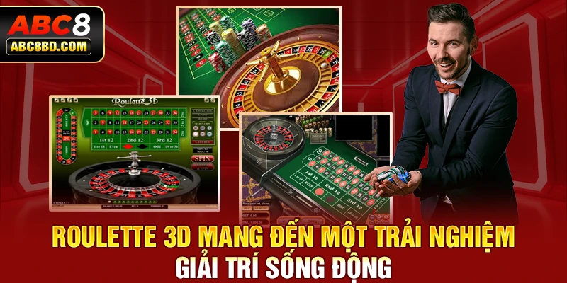 Roulette 3D mang đến một trải nghiệm giải trí sống động