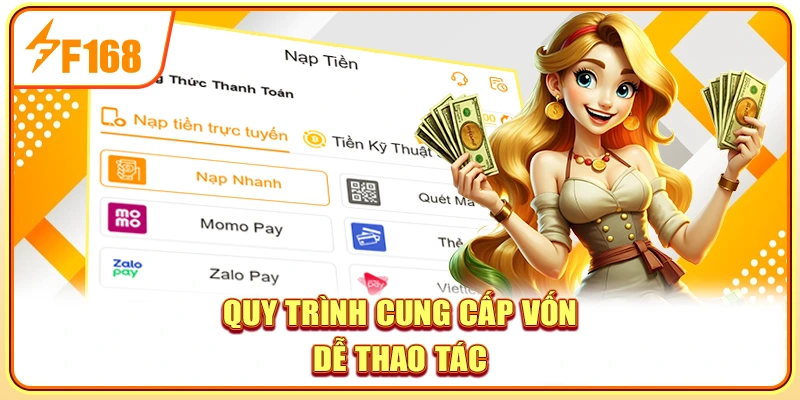 Quy trình cung cấp vốn dễ thao tác