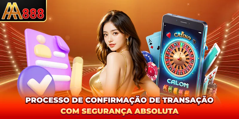 Processo de confirmação de transação com segurança absoluta