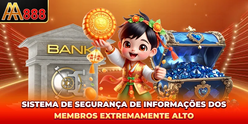 Sistema de segurança de informações dos membros extremamente alto